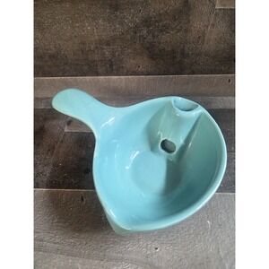 Vintage‎ Cardinal China Co. Pottery Turquoise Oil Fat Separato Gravy Boat